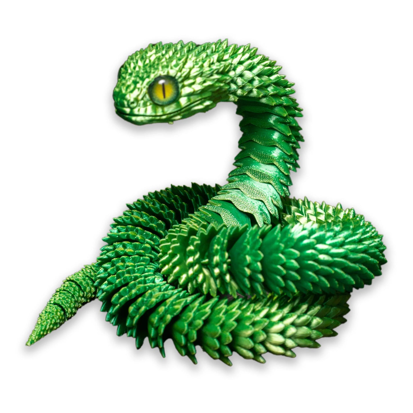 3D Printed Snake Movable Joint Simulation 3D Printed Figures Newyear Decoration 2025 Traditional Table 3D Ornament for Kids Gift